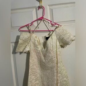 VTG white lace party dress